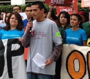 CHIRLA student activists downtown